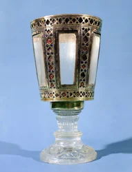 六角形のカップ、サンマルコ大聖堂の宝物（シルバーとロッククリスタル）