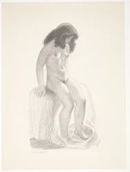 前室より。 「直線遠近法 板Ⅵ」の予備検討