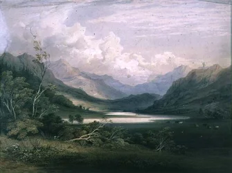 イギリス湖水地方の風景