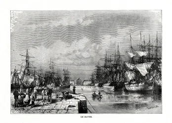 ルアーブル、ノルマンディー、フランス北部、1879