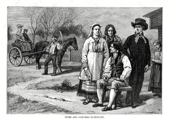 フィンランドのタイプと衣装、1879