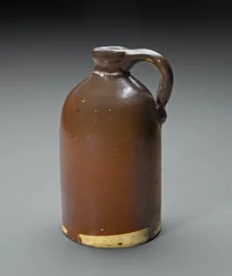水差し 1870年～1872年頃（スリップグレーズドストーンウェア