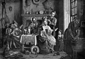 階段の下のハイライフ、1772