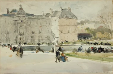 リュクサンブール庭園 1908年 （水彩画）
