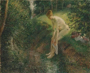 森の水浴び、1895