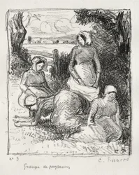 農民のグループ、c。 1896