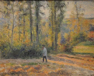 ハンターのいる風景、ポントワーズハンターのいる風景、ポントワーズ、1879