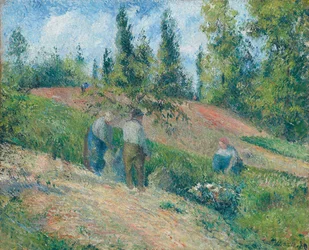 収穫、ポントワーズ、1880