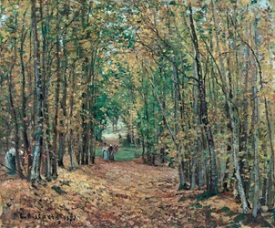 マルリーの森、1871年
