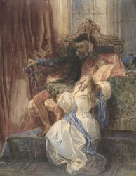 サー・ウォルター・スコットのケニルワースからの恩赦拒否, ca. 1826-29。