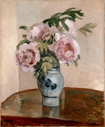 ピンクの牡丹の花束（1873年