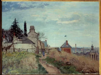 ポントワーズの正義の宮殿 カミーユ・ピサロ（1830-1903）の絵画 1872年 日 0.4x0.54 m パリ、オルセー美術館