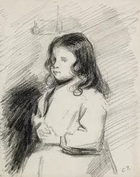 ルドヴィック＝ロド・ピサロの肖像 1878-1952, c1883-1884