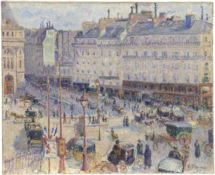 アーブル広場、パリ、1893年。