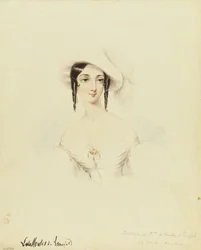 ダンサー ローラ モンテスの肖像画 1821 ～ 1861 年、1846 年。