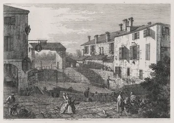 Le Porte Del Dolo (The Locks of Dolo)、シリーズ Vedute (Views) から