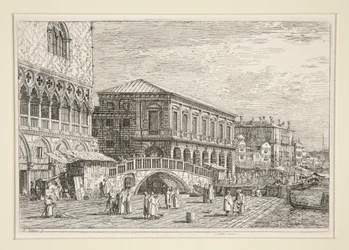 Le Preston, V., (The Prison, Venice]), シリーズ Vedute (Views) より