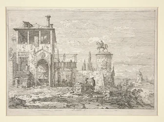 シリーズVedute（Views）の騎馬記念碑