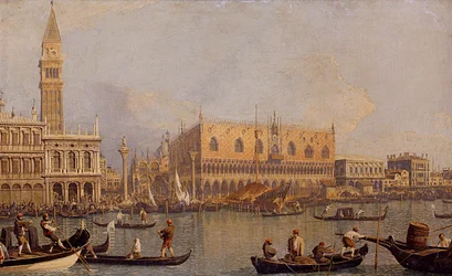 イタリア語： Veduta del Palazzo Ducale di Venezia ヴェネツィアのドゥカーレ宮殿の眺め