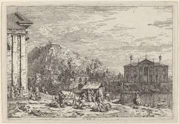 ドロの市場、c。 17351746。