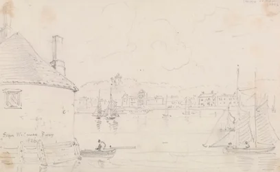 Cowes, West Cowes Ferryltä, 22. maaliskuuta 1826