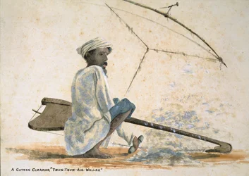 A Cotton Cleaner Thun-Thun-Aie-Wallah、インド