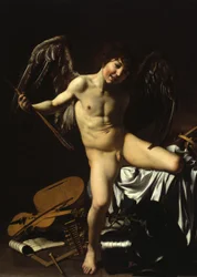 ドイツ語：Amor als Sieger Amor Vincit Omnia