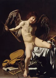 ドイツ語：Amor als Sieger Amor Vincit Omnia