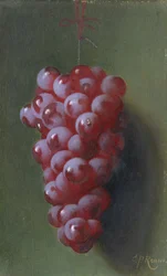 ブドウのある静物。