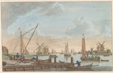 1790年頃、ワーマービア近くのザーン Wormerveer van de Poelsluis / Wormerveer aupres du Saan (オブジェクトのタイトル)