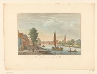 アメルスフォールトの眺め 展示されているデルフト・ファン・デ・ファールト / Vue de Delft, Prize de la riviere la Schie (オブジェクトのタイトル)
