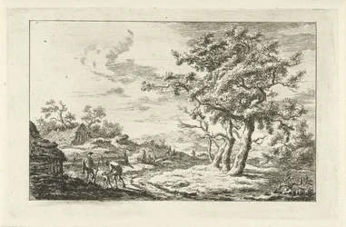 道に犬を連れたハンター 風景 (a-f) (連載タイトル)