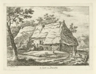 農場で子供を持つ女性 In Eext in Drenthe (オブジェクトのタイトル) 風景 (1-6) (連載タイトル)