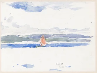 ボートで海を眺める(?)