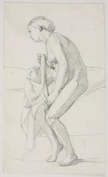 美術館所蔵絵画「ジャイリダッター」の習作 (kms835)