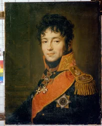 Portrait du count Evgraf Fedotovich Komarovsky (1769-1843) - Peinture de Carl Christian Vogel von Vogelstein (1788-1868), huile sur toile, 67x52 cm - Count Evgraf Fedotovich Komarovsky の肖像画、Carl Christian Vogel von Vogelstein によるキャンバスに油彩 - Sta
