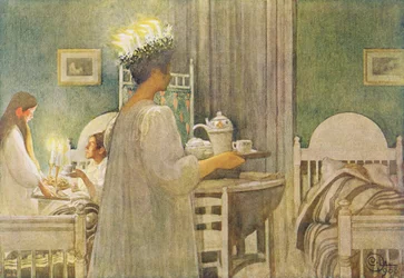 クリスマスの朝、パブ。 「Lasst Licht Hinin」（「Let in More Light」）、1908