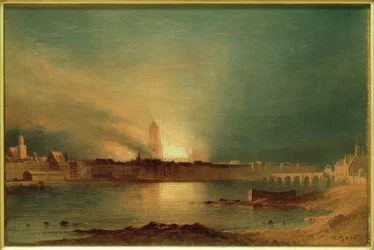 フランクフルトa。 M.、ブランド1867 - Gemの後のDom。カール・モーゲンシュテルン