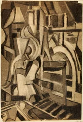 アブストラクト--座像