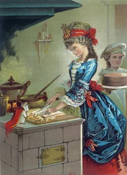 キッチンでは、ETAホフマン（1776-1822）1883年の「くるみ割り人形」のイラスト