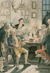 タバコ大学のフリードリヒヴィルヘルム1世（1657〜1713年）