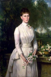 大公妃エリザヴェータ・フョードロヴナの肖像、1864–1918、1885年。