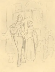 Strassensänger、19世紀中期後半、1924年。