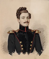Artemy Dmitrievich Raevsky 1814-1853、1835の肖像。