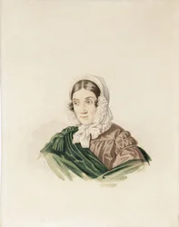 タチアナ・ペトロフナ・ルヴォヴァ1789-1848、néePoltoratskaya、1830年代の肖像。