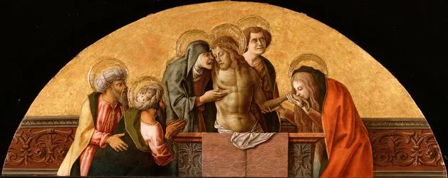 、モンテフィオーレのポリプティッチ、c.1470（木製パネルのテンペラ）から（492442-44も参照）
