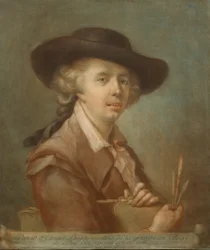 エドゥアール・ゴーティエ・ダゴティの肖像、1783年。