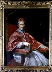 教皇クレメンス9世の肖像」1669年頃（油彩・キャンバス