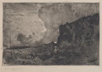 Landscape [Paesaggio], before 1915.    1189188   ja       japanese Successfully Translated  Original: Oenanthe safranee - Hemlock water dropwort, Oenanthe crocata. Handcoloured copperplate engraving from a botanical illustration by James Sowerby from Willi