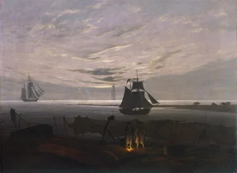 バルト海の夕べ、1831年
